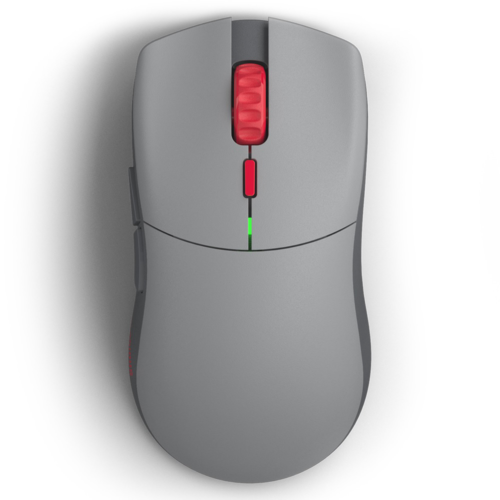 Glorious Series One PRO Wireless Mouse - Centauri - Grey&Red - Forge Glorious Series One PRO Wireless Mouse - Centauri - Grey&Red - Forge